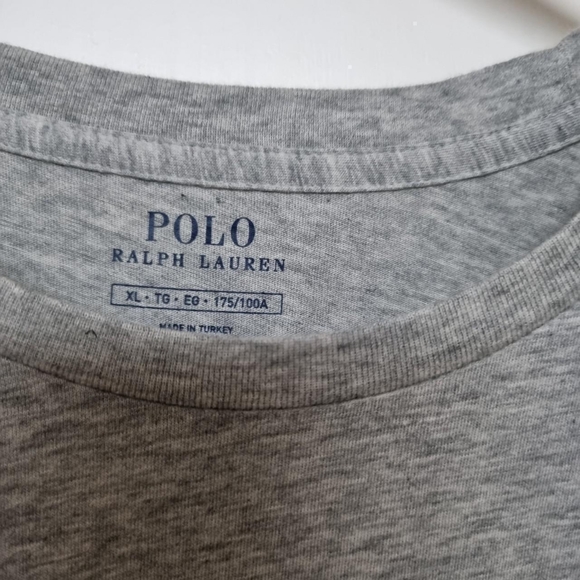 Polo Ralph Lauren Grey slogan print t shirt.Size xl uk 14/16BNWT - Picture 3 of 4
